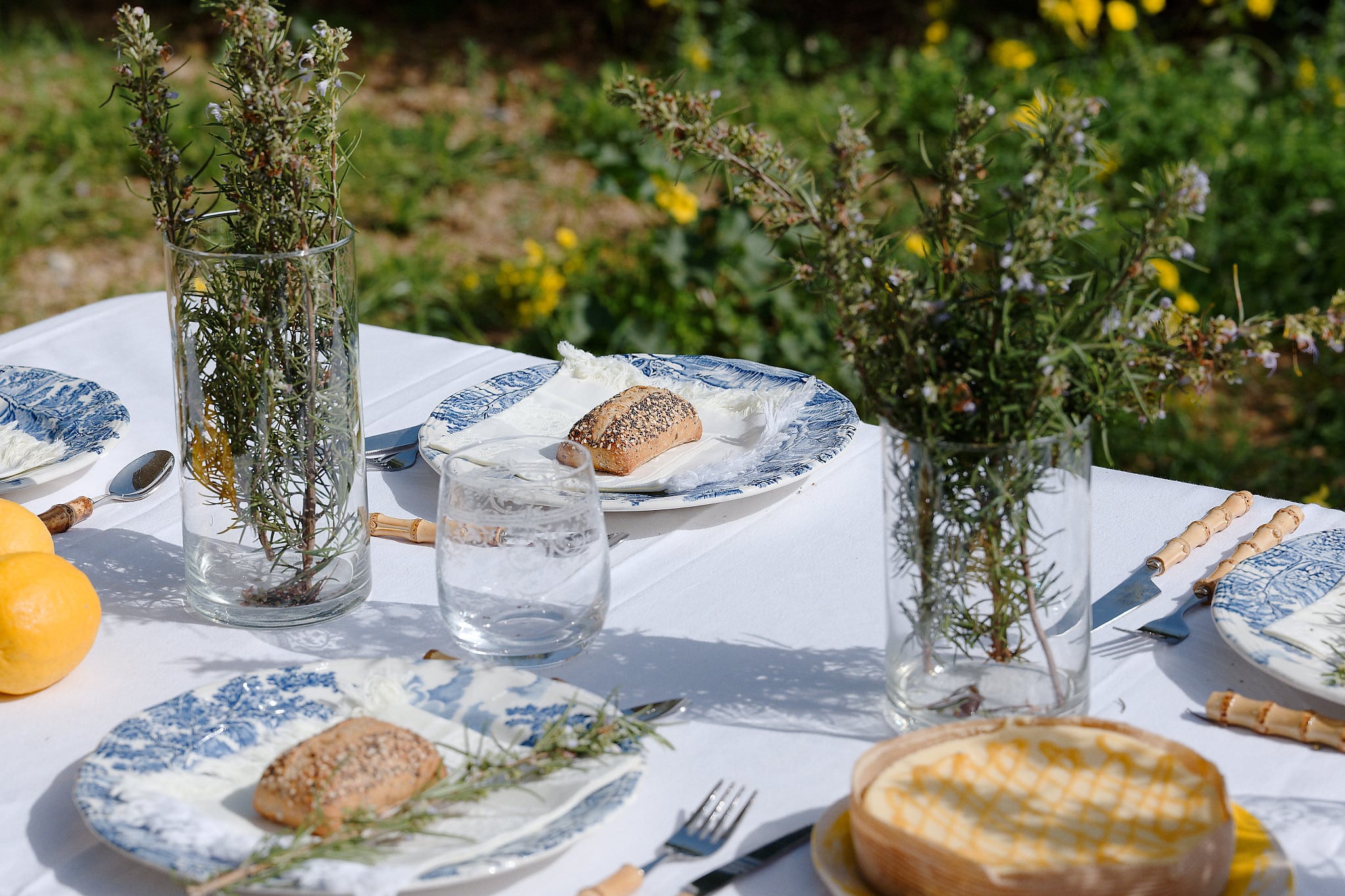 easter table styling with roseaster table styling with rosemary and natural foraged table decoremary and natural foraged table decor